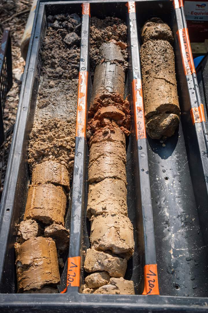 Géotechniciens en mission sur chantier Île-de-France
