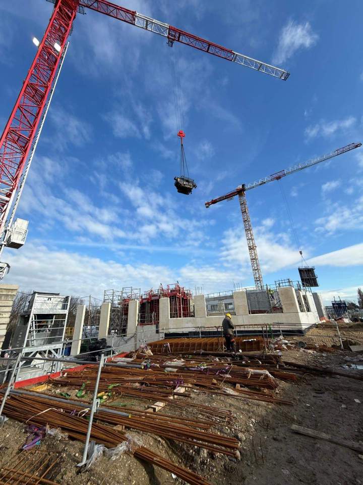 Chantier pour un projet géotechnique Île-de-France
